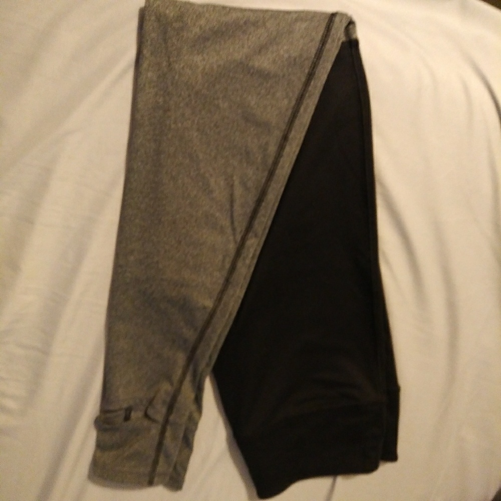 Grey & Black Leggings